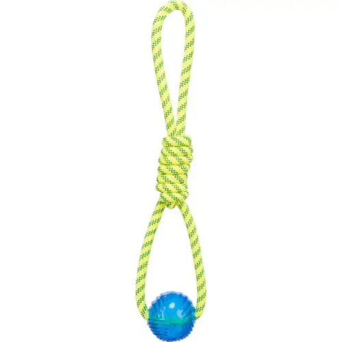 Direktkauf TRIXIE Spieltau mit Ball Polyester/TPR ø 6 × 40 Hundespielzeug